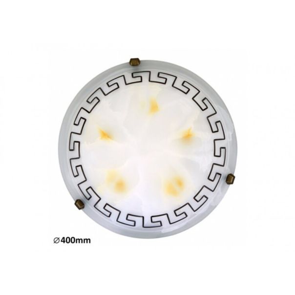 Rabalux Plafonjera Etrusco E27 2x MAX 60W belo staklo - alabaster (7649) - 7649