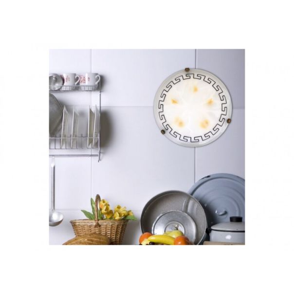 Rabalux Plafonjera Etrusco E27 2x MAX 60W belo staklo - alabaster (7649) - 7649