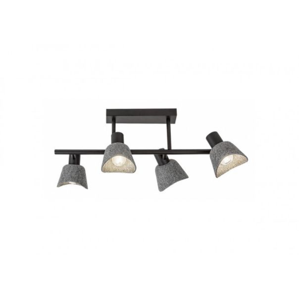 Rabalux Plafonjera Farelia E14 4X MAX 10W crna (73010) - RAS003229A00000