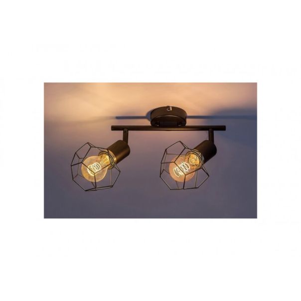 Rabalux Plafonjera Fran E27 2x MAX 40W mat crno (71066) - RAS002638A00000