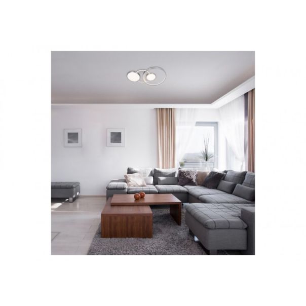 Rabalux Plafonjera Fulvia LED 50W brušeni hrom (6890) - 6890-1