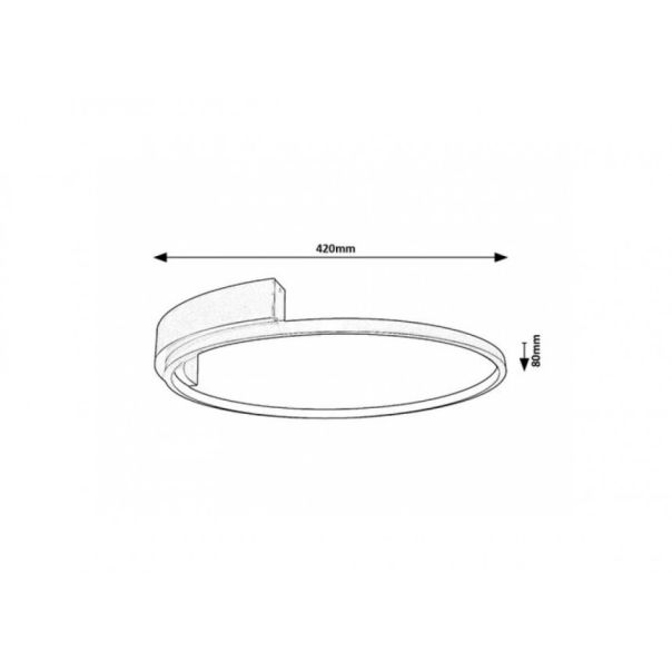 Rabalux Plafonjera Holize LED 23W zlatna (71287) - RAS002914A00000