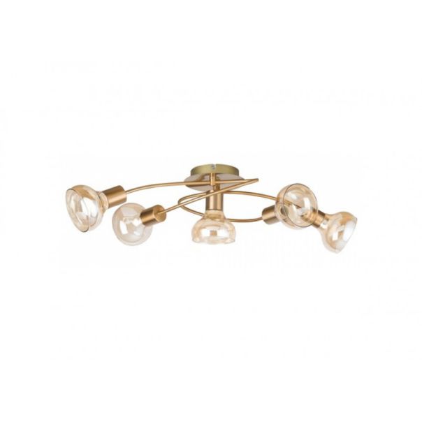 Rabalux Plafonjera Holly E14 5x MAX 40W antično zlato (5552) - 5552