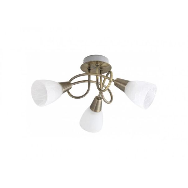 Rabalux Plafonjera Jenna E14 3x MAX 40W antična bronza (5533) - 5533