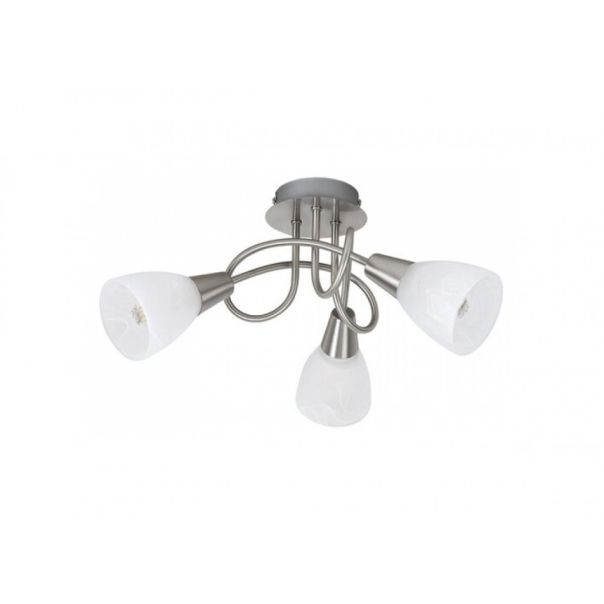 Rabalux Plafonjera Jenna E14 3x MAX 40W brušeni hrom (5532) - 5532