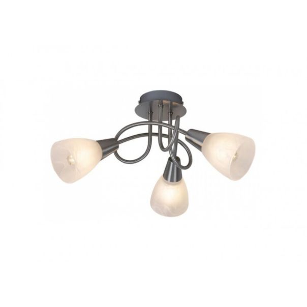 Rabalux Plafonjera Jenna E14 3x MAX 40W brušeni hrom (5532) - 5532