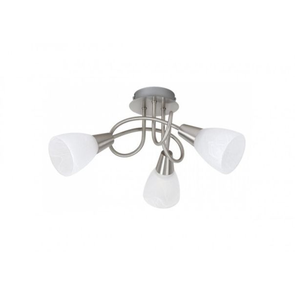 Rabalux Plafonjera Jenna E14 3x MAX 40W brušeni hrom (5532) - 5532