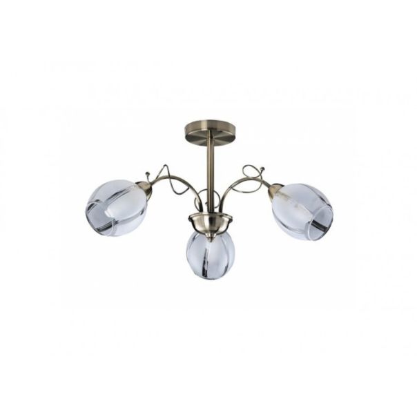 Rabalux Plafonjera Joel E27 3x MAX 60W bronzana (2270) - 2270-1-1