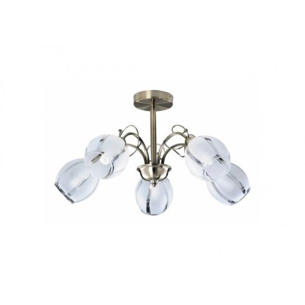 Rabalux Plafonjera Joel E27 5x MAX 60W bronzana (2271) - 2271-1-1