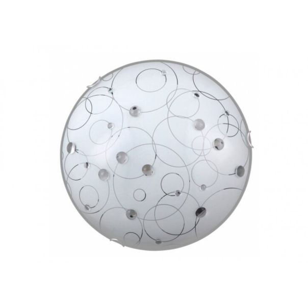 Rabalux Plafonjera Jolly E27 1x MAX 60W beli sa motivima (1861) - 1861-1-1