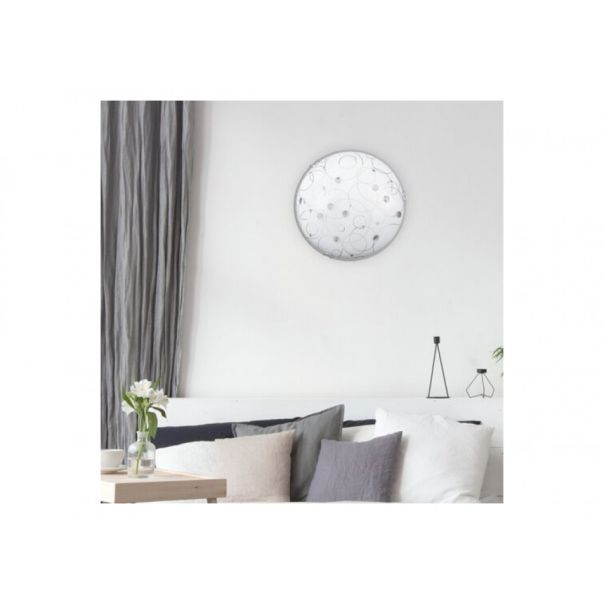 Rabalux Plafonjera Jolly E27 1x MAX 60W beli sa motivima (1861) - 1861-1-1