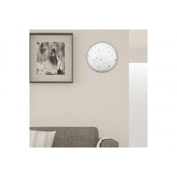 Rabalux Plafonjera Jolly E27 2x MAX 60W beli sa motivima (1862) - 1862-1-1