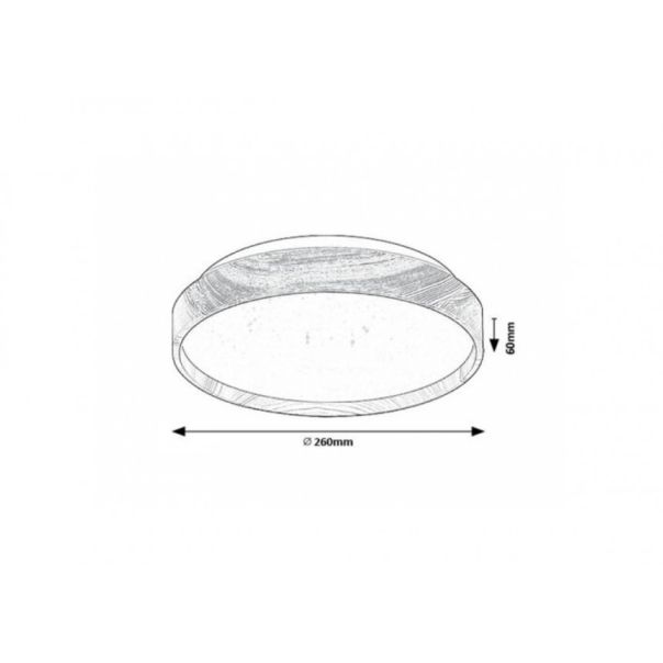 Rabalux Plafonjera Leana2 LED 12W bukva (71143) - RAS002733A00000
