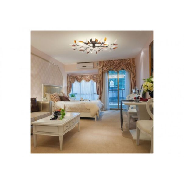 Rabalux Plafonjera Lilian E14 4x MAX 40W antično smeđe (2849) - 2849-1