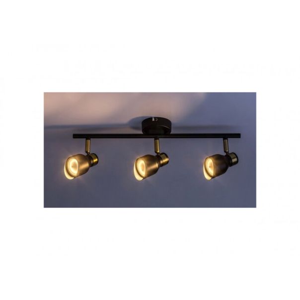 Rabalux Plafonjera Lilou GU10 3x MAX 25W zlatna (73049) - RAS002723A00000