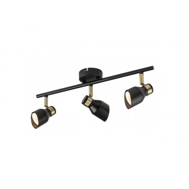 Rabalux Plafonjera Lilou GU10 3x MAX 25W zlatna (73049) - RAS002723A00000