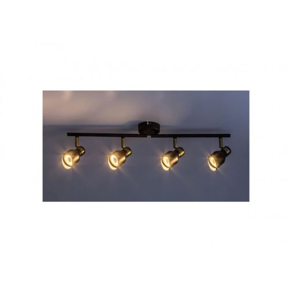 Rabalux Plafonjera Lilou GU10 4x MAX 25W zlatna (73050) - RAS002729A00000