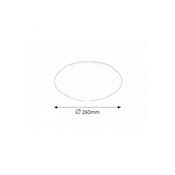 Rabalux Plafonjera Lucas LED 12W bela (3434) - 3434