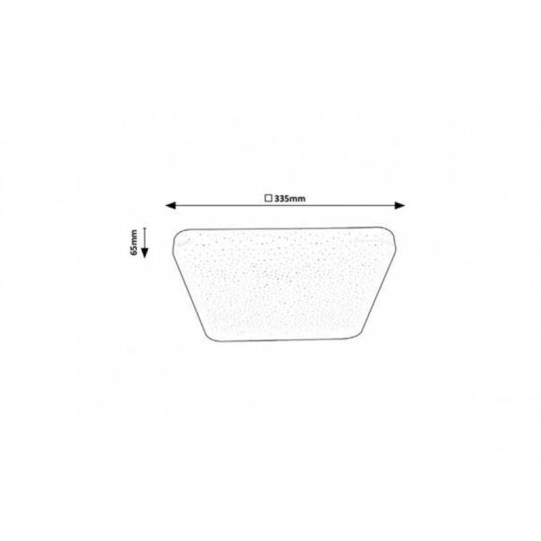 Rabalux Plafonjera Lucas LED 18W bela (3073) - 3073