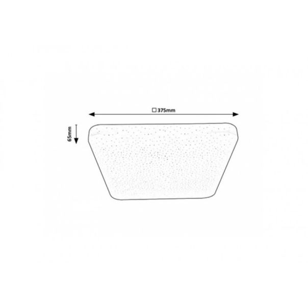 Rabalux Plafonjera Lucas LED 24W bela (3074) - 3074
