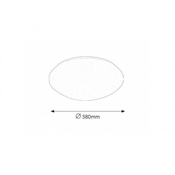 Rabalux Plafonjera Lucas LED 24W bela (3436) - 3436