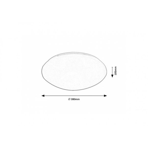 Rabalux Plafonjera Lucas LED 24W bela (71134) - 71134