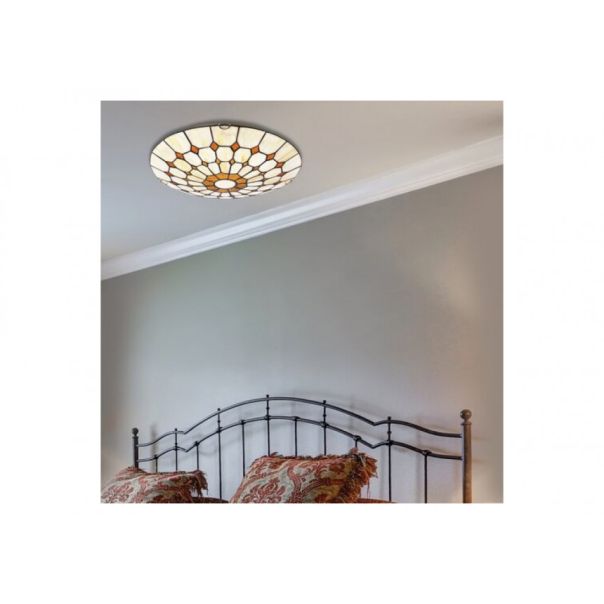 Rabalux Plafonjera Marvel E27 2x MAX 60W bronzana (8091) - 8091