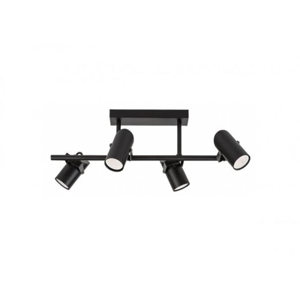 Rabalux Plafonjera Maximilian GU10 4x MAX 25W mat crno (73044) - RAS002788A00000