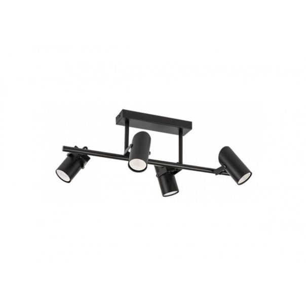 Rabalux Plafonjera Maximilian GU10 4x MAX 25W mat crno (73044) - RAS002788A00000