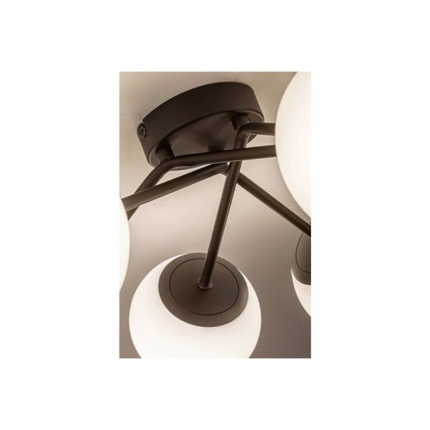 Rabalux Plafonjera Meduza E14 6x MAX 20W mat crno (71294) - RAS002920A00000