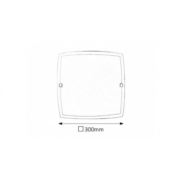 Rabalux Plafonjera Nedda E27 1x MAX 60W opal staklo (3688) - 3688