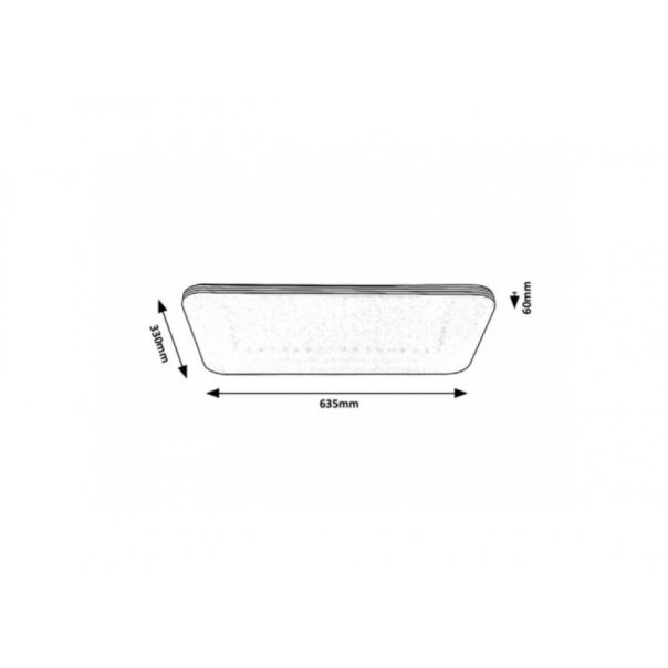 Rabalux Plafonjera Oscar LED 36W hrom (3410) - 3410