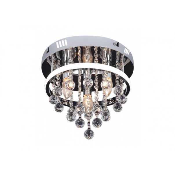 Rabalux Plafonjera Pallas LED 20+ E14 3x MAX 40W hrom (2236) - 2236