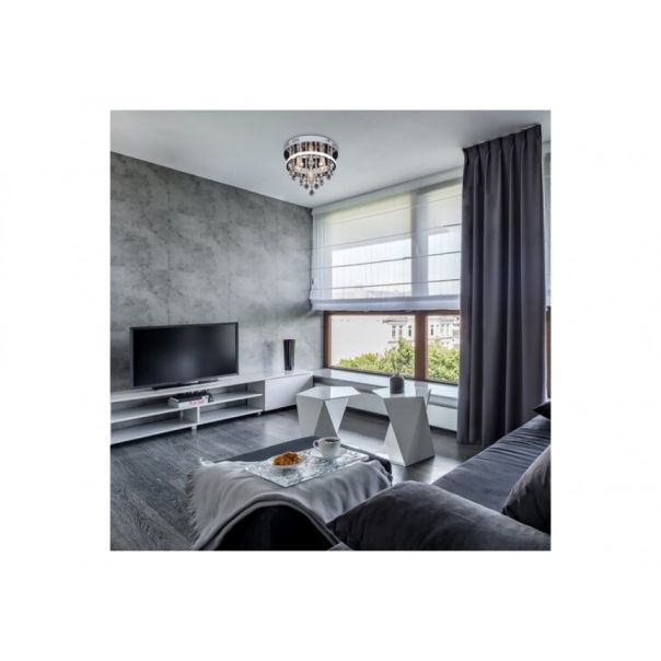 Rabalux Plafonjera Pallas LED 20+ E14 3x MAX 40W hrom (2236) - 2236