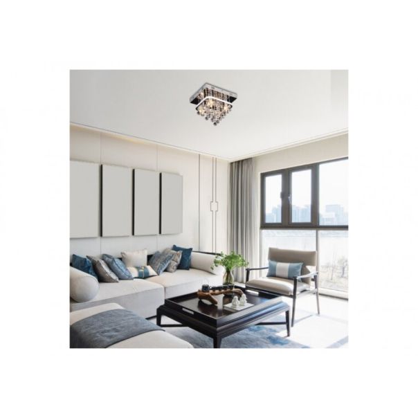 Rabalux Plafonjera Pallas LED 23+ E14 4x MAX 40W hrom (2238) - 2238-1