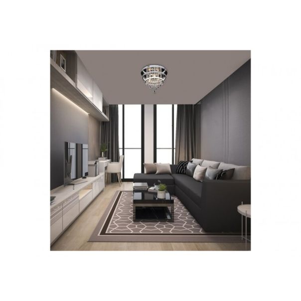 Rabalux Plafonjera Pallas LED 32+ E14 3x MAX 40W hrom (2237) - 2237-1