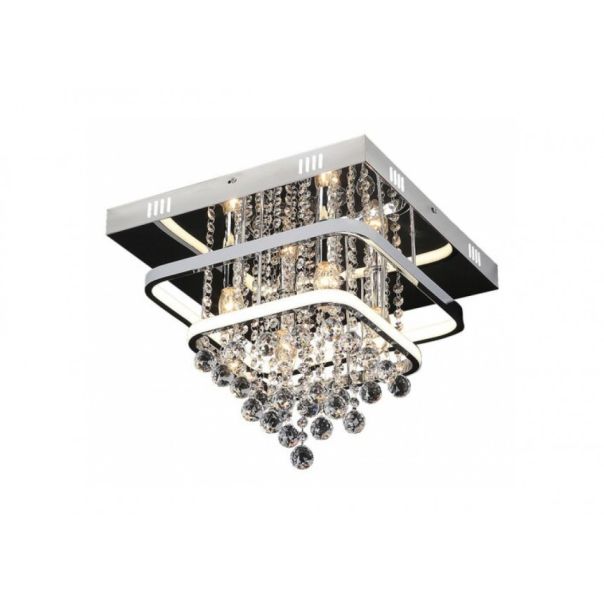 Rabalux Plafonjera Pallas LED 36+ E14 4x MAX 40W hrom (2239) - 2239