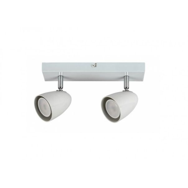 Rabalux Plafonjera Perico GU10 2X MAX 5W bela (73018) - RAS002538A00000