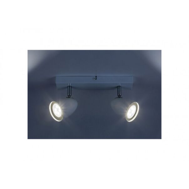 Rabalux Plafonjera Perico GU10 2X MAX 5W bela (73018) - RAS002538A00000