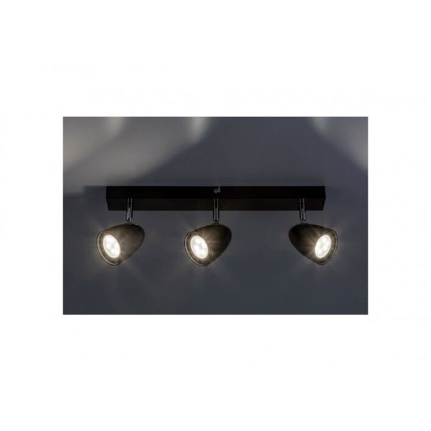 Rabalux Plafonjera Perico GU10 3X MAX 5W crna (73019) - RAS002717A00000