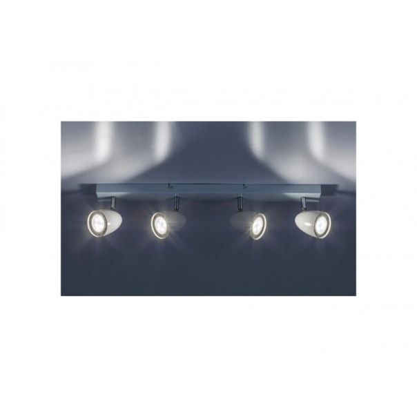 Rabalux Plafonjera Perico GU10 4X MAX 5W bela (73022) - RAS002735A00000