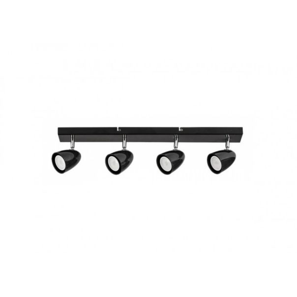 Rabalux Plafonjera Perico GU10 4X MAX 5W crna (73021) - RAS002730A00000
