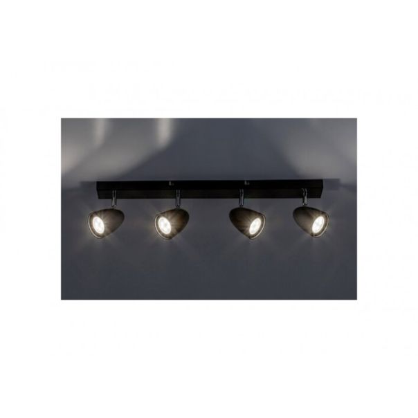 Rabalux Plafonjera Perico GU10 4X MAX 5W crna (73021) - RAS002730A00000