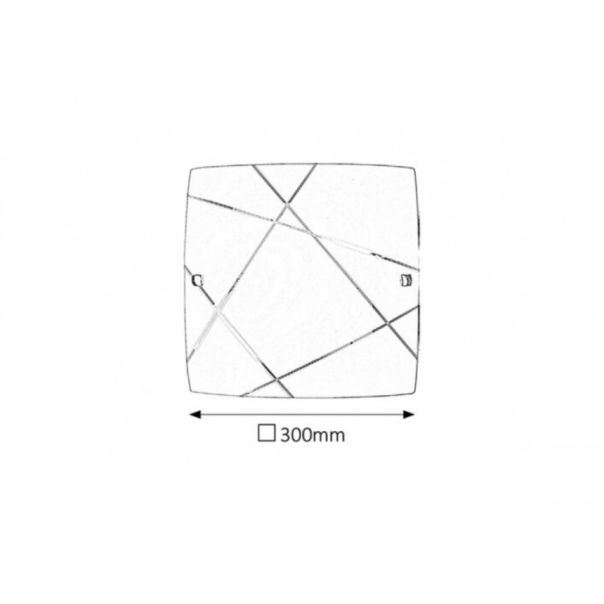 Rabalux Plafonjera Phaedra E27 1x MAX 60W bela (3698) - 3698