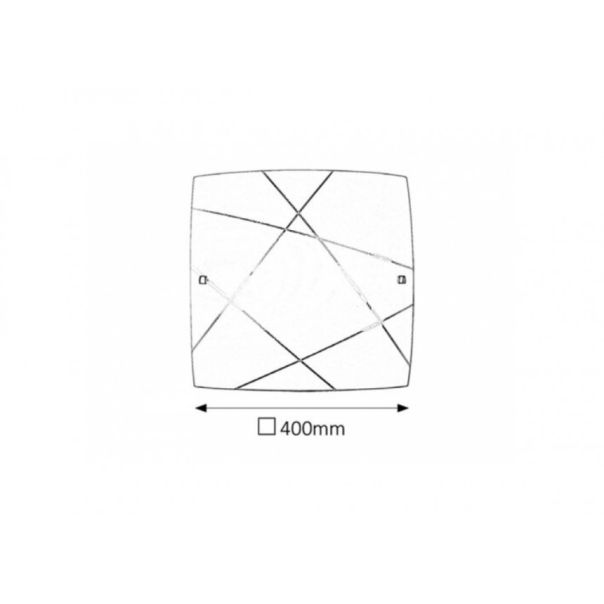 Rabalux Plafonjera Phaedra E27 2x MAX 60W bela (3699) - 3699