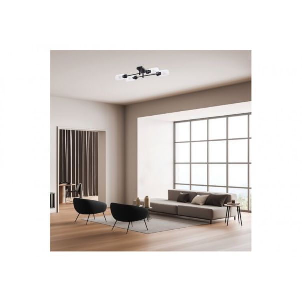 Rabalux Plafonjera Prudence E27 4x MAX 40W crna (2672) - 2672-1