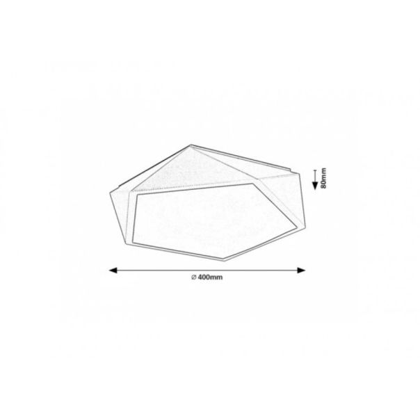 Rabalux Plafonjera Raffa LED 30W sivo (71251) - RAS002508A00000