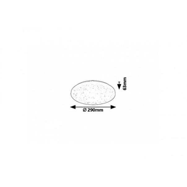 Rabalux Plafonjera Rob LED 20W bela (5435) - 5435