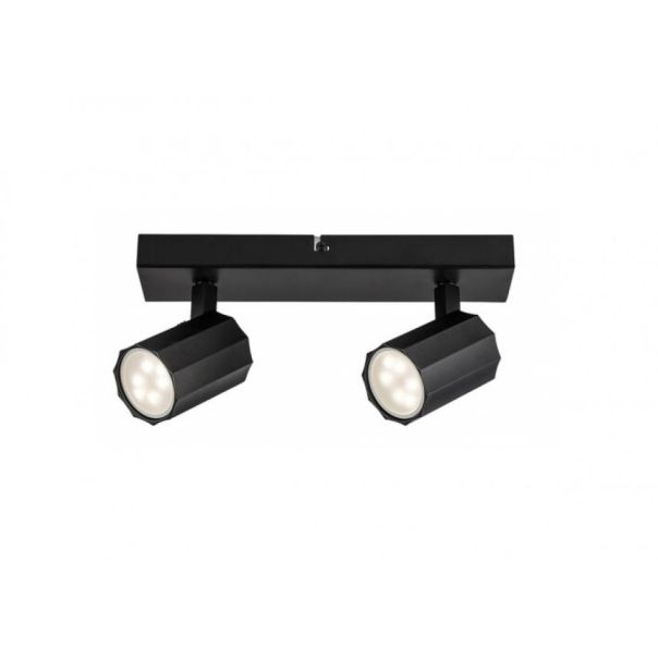 Rabalux Plafonjera Rogelio GU10 2X MAX 5W mat crno (73024) - RAS002732A00000