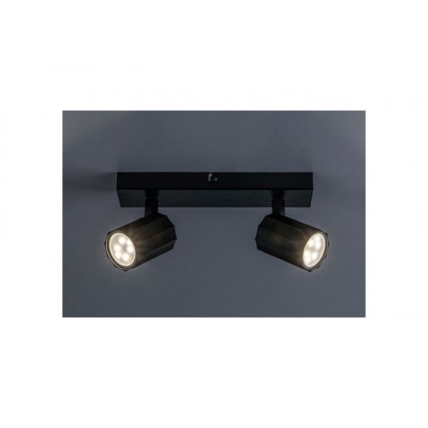 Rabalux Plafonjera Rogelio GU10 2X MAX 5W mat crno (73024) - RAS002732A00000